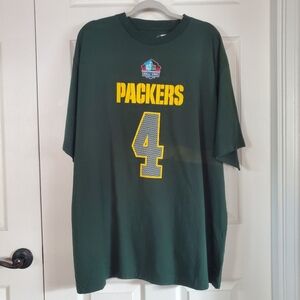 Brett Favre Green Bay Packers NFL T-shirt Short Sleeves Pullover 2XL Big